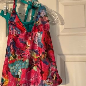Becca women’s 2-Piece Swimsuit Tankini EUC
